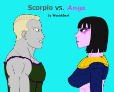 DBAZ - Scorpio vs Anya (WasiakDevil)